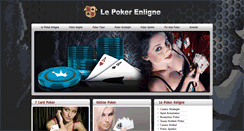 Desktop Screenshot of le-poker-enligne.com
